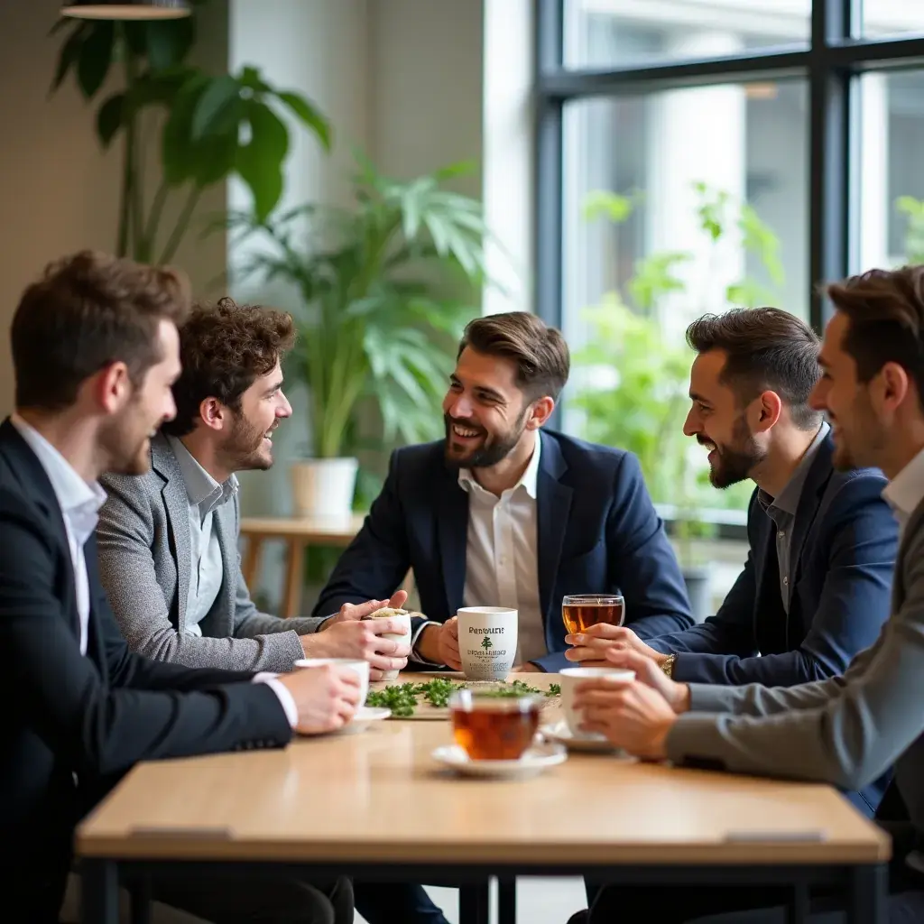 Homme en train de pratiquer une activité physique après avoir consommé du thé.
